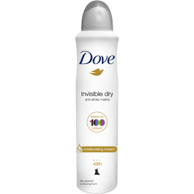 Dove Invisible Dry Anti-White Marks 48hr Antiperspirant 250ml