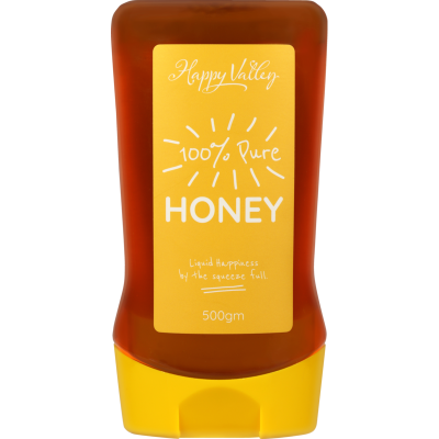 Happy Valley 100% Pure Liquid Honey 500g