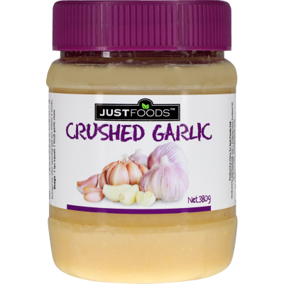 Just Foods Crushed Garlic 380g