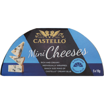 Castello Creamy Blue Mini Cheeses 5 x 19g