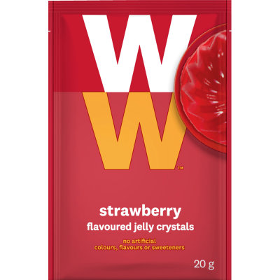 Weight Watchers Strawberry Flavoured Jelly Crystals 20g