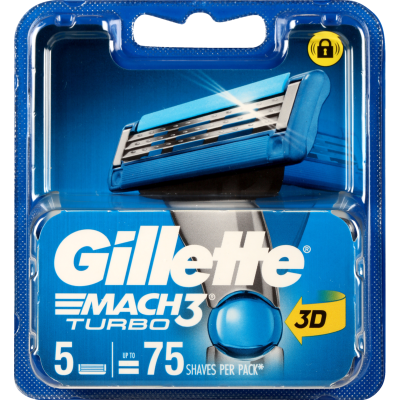 Gillette Mach3 Cartridges 5pk