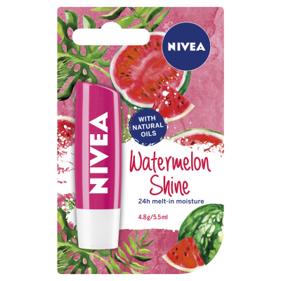 Nivea Watermelon Shine Lip Balm 4.8g