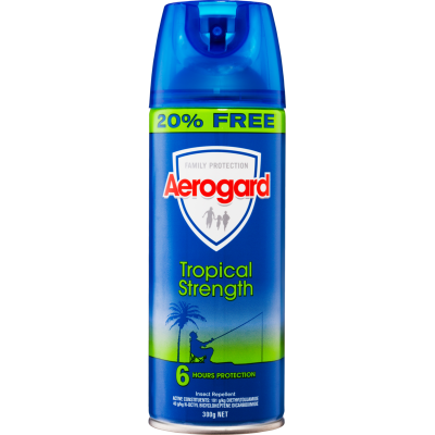 Aerogard Tropical Strength Protection Insect Repellent Spray 300g