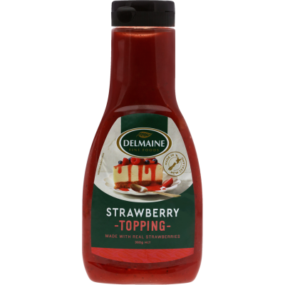 Delmaine Strawberry Topping 360g