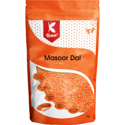 Kashish Red Masoor Split Lentils 1kg