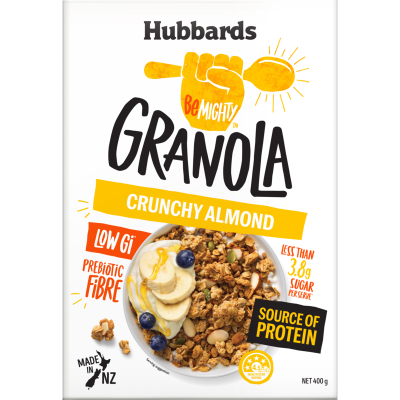 Hubbards BeMighty Crunchy Almond Granola 400g