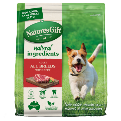 Nature's Gift Beef Dog Food 6kg