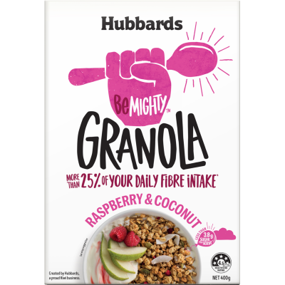 Hubbards Be Mighty Raspberry & Coconut Granola 400g