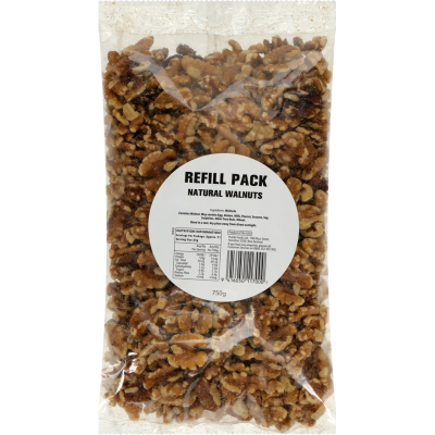 Natural Walnuts Refill Pack 750g