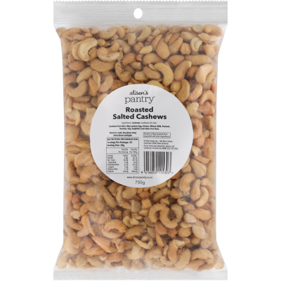 Roasted Salted Cashews 750g