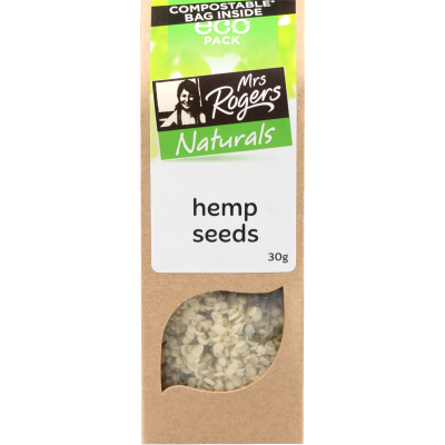 Mrs Rogers Eco Hemp Seeds 30g