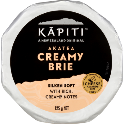 Kapiti Akatea Creamy Brie Cheese 125g