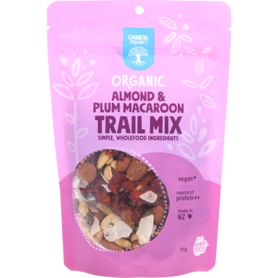 Chantal Organics Almond & Plum Macaroon Trail Mix 175g