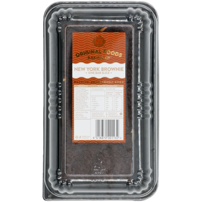 Original Foods Baking Co New York Brownie Slice 1pk