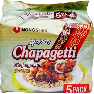 Nongshim Chapagetti Chajang With Roasted Noodles Sauce 5pk