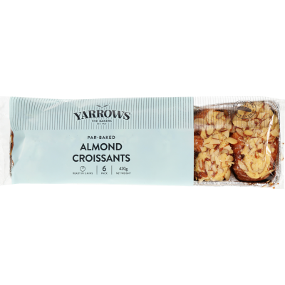 Yarrows Par-Baked Almond Croissants 6pk