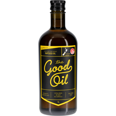 The Good Oil Cold Pressed Extra Virgin New Zealand Rapeseed Oil 1l