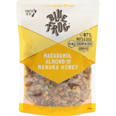 Blue Frog Macadamia Almond And Manuka Grain Free Cereal 350g