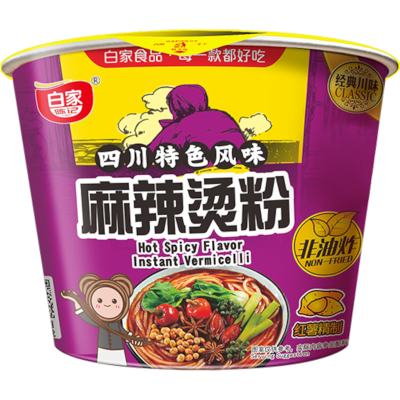 Baijia Spicy Hot Instant Vermicelli 105g