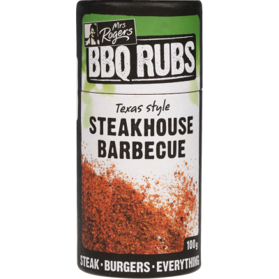 Mrs Rogers Texas Style Steakhouse Barbecue Rub 100g