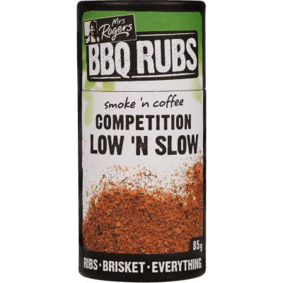 Mrs Rogers Smoke 'n Coffee Competition Low 'N Slow BBQ Rub 85g