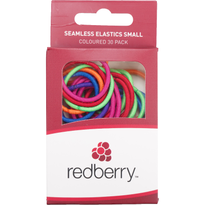 Korbond Redberry Seamless Elastics Small Coloured 30pk