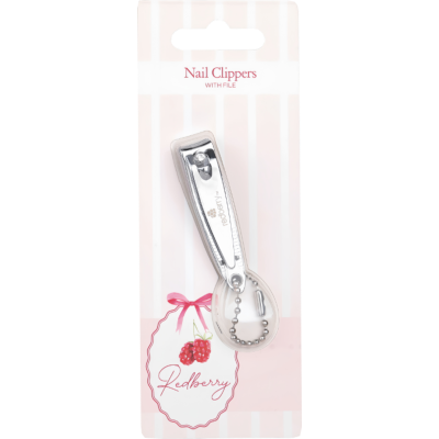 Korbond Redberry Nail Clippers With File 1pk