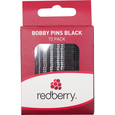 Korbond Redberry Bobby Pins Black 72pk