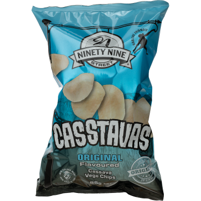 NinetyNine Street Casstavas Original Flavoured Cassava Vege Chips 85g