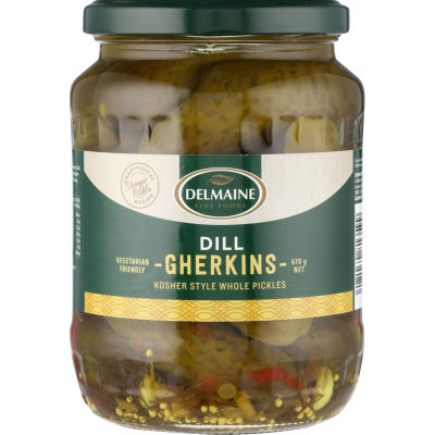 Delmaine Dill Gherkins 670g