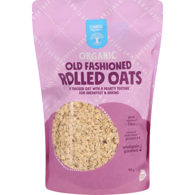 Chantal Organics Old Fashioned Rolled Oats 850g