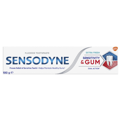 Sensodyne Sensitivity & Gum Dual Action Extra Fresh Toothpaste 100g