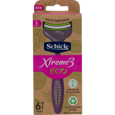 Schick Xtreme3 Eco Razors 6pk