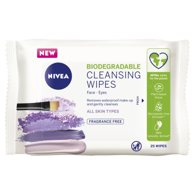 Nivea Gentle Facial Cleansing Wipes 25pk