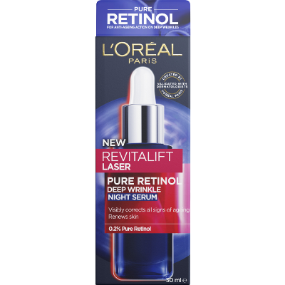 L'Oreal Paris Revitalift Laser Pure Retinol Deep Wrinkle Night Serum 30ml