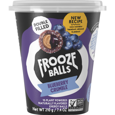 Frooze Balls Blueberry Crumble Plant Powered Energy Balls 210g