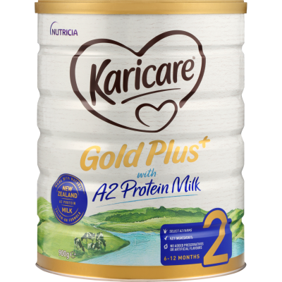 Karicare Gold Plus+ A2 Protein Milk 2 Baby Follow-On Formula From 6 to 12 Months 900g