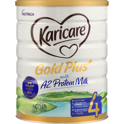 Karicare Gold Plus+ A2 Protein 4 Junior Milk Drink From 2+ Years 900g