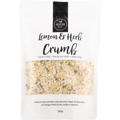 Pepper & Me Lemon and Herb Crumb 200g
