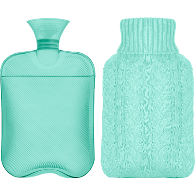 Seymours Pvc Hot Water Bottle & Knit Cover 1pk