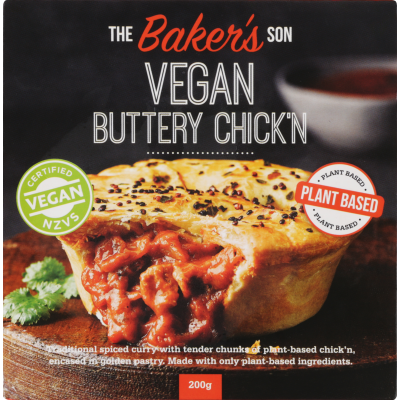 The Baker's Son Vegan Buttery Chick'n Pie 200g