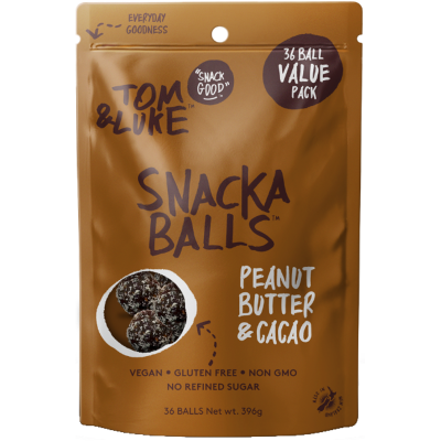 Tom & Luke Peanut Butter & Cacao Snackaballs 396g