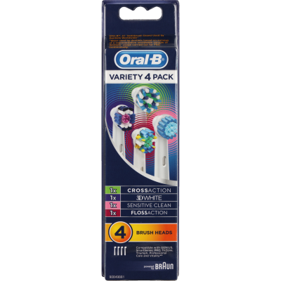 Oral-B Variety Pack Brush Heads 4pk