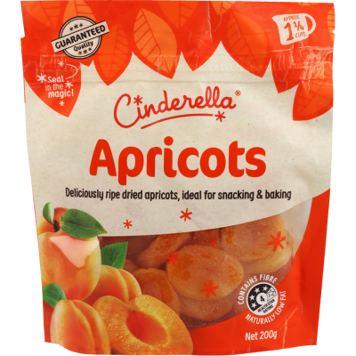 Cinderella Apricots 200g