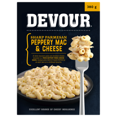 Devour Sharp Parmesan Peppery Mac & Cheese 380g