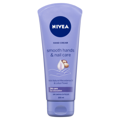 Nivea Smooth Hands & Nail Care Hand Cream 100ml