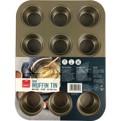 Pams Non Stick Mini Muffin Tin 1pk