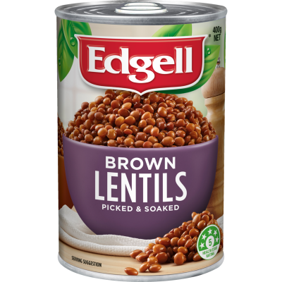 Edgell Brown Lentils 400g