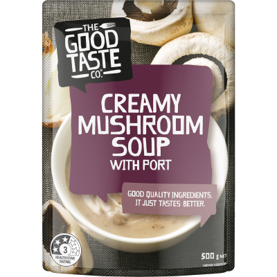 Good Taste Creamy Mushroom Soup With Port 500g